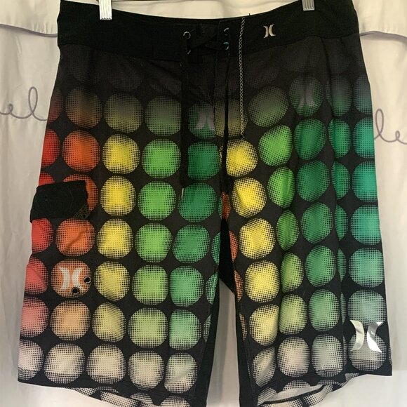 Hurley Phantom Surf Trunks Board Shorts Swim Trunks No Tag 17.5" - Picture 1 of 6